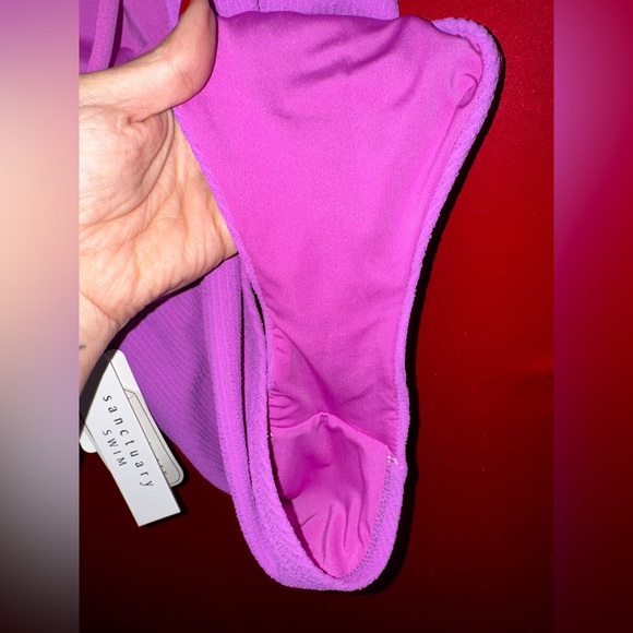 NWT- Anthropologie Sanctuary Fuschia Bathing Suit Sz. X-Small - Picture 5 of 5